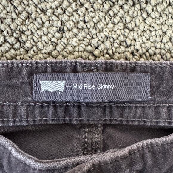 Levis Mid Rise Skinny Soft Exterior Pants US Womens 10 - Picture 3 of 7